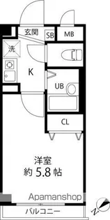 T’S GARDEN中野【4階】の間取り