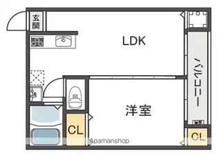 第2大栄マンション【4階】の間取り