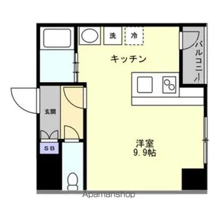 大手町ジョア【809号室】の間取り