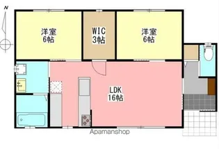 ミーティア【1階】の間取り