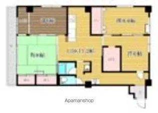 大濠レナーク【9階】の間取り