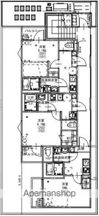 KEIAI RESIDENCE 新松戸Ⅱ【3階】の間取り