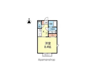 ハイツ・ウッディー【204号室】の間取り