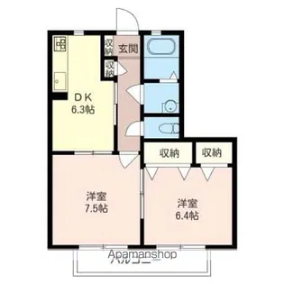ディアーナ【201号室】の間取り
