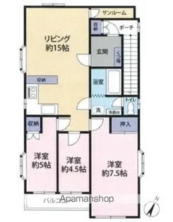 ますともビル【3階】の間取り