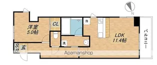 エルミナアクシス【301号室】の間取り