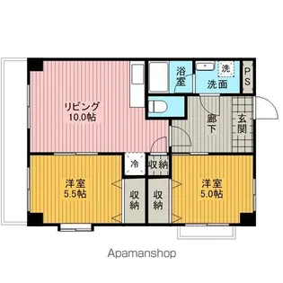セレーネ久保田【6階】の間取り