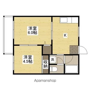ベストハウス可部【202号室】の間取り