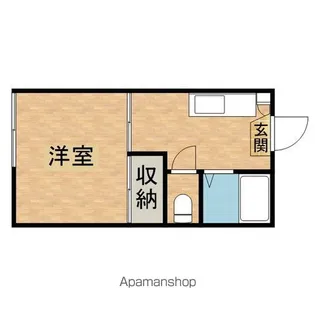 ピアベルテA【108号室】の間取り