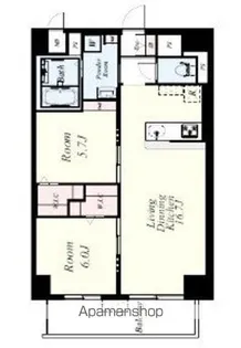 博多グランドレジデンス【8階】の間取り