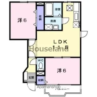 アメニティ【103号室】の間取り