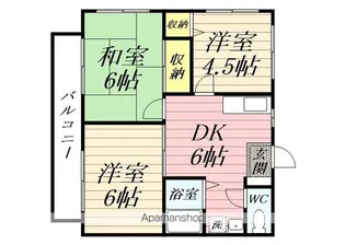 メゾン高島B【102号室】の間取り