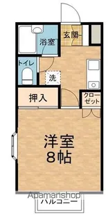 ビレッジなつめ【106号室】の間取り