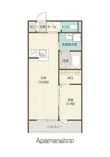 アウリイ次郎丸Ⅰ【1階】の間取り