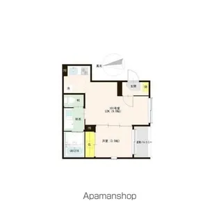 ハーモニーテラス烏森町Ⅱ【2階】の間取り