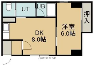 三共ハイツ【302号室】の間取り