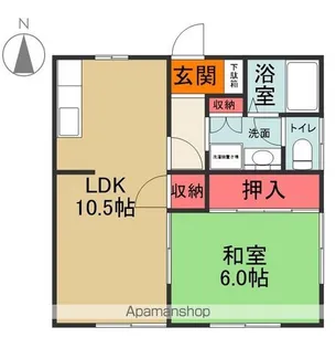 メゾンKSK№5【102号室】の間取り