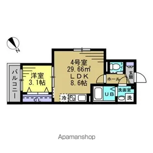 RIZE南流山【3階】の間取り