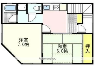 メゾンドール南小岩【301号室】の間取り