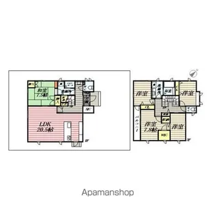 神奈川県横浜市鶴見区北寺尾6丁目【一戸建】の間取り
