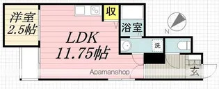 ソレヴィア二日市北Ⅰ【1階】の間取り