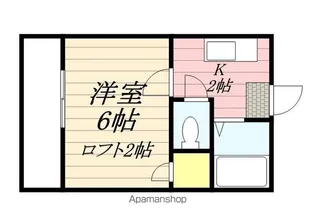 サンテラス片山【105号室】の間取り