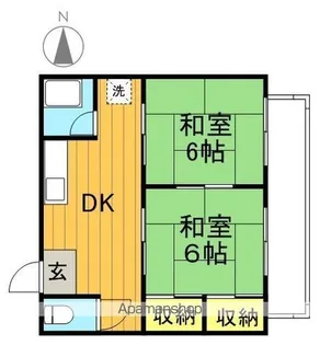あぶくま荘【2階】の間取り