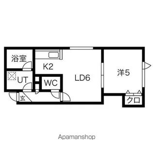 グランデ23【1階】の間取り