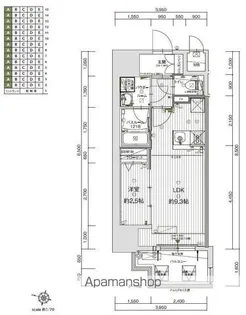 グランフォーレ久留米駅プレミア【7階】の間取り