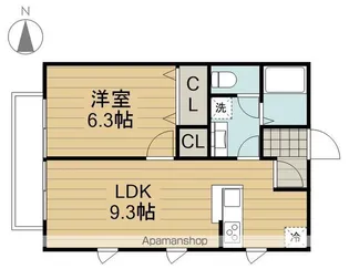 シュシュ【2階】の間取り