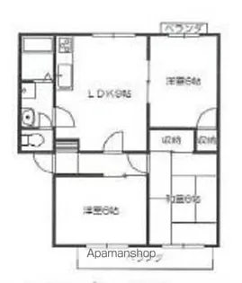 グリーンサイドマンション【305号室】の間取り