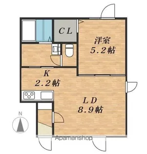 COZYⅡ【2階】の間取り
