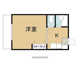 美須賀ハイツ【3階】の間取り