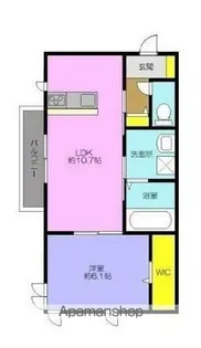 グレースレジデンス A棟【1階】の間取り