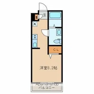 カーサ・ロッサ【2階】の間取り