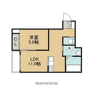 カプリコーン【1階】の間取り