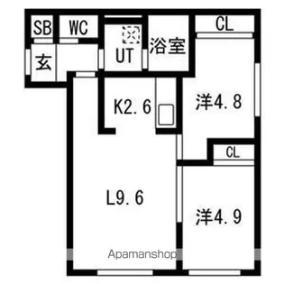 SUMIKA文京台【101号室】の間取り