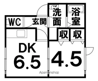 ドリーム清見【102号室】の間取り