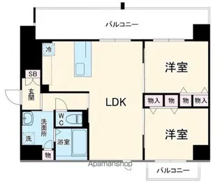 第2関根マンション【7階】の間取り
