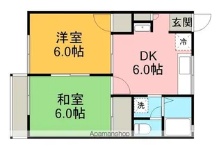 ハイツOGAWA【2階】の間取り