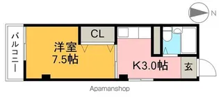 コーポ葉山【1階】の間取り