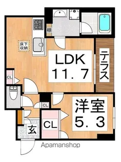 グランノーブル【1階】の間取り