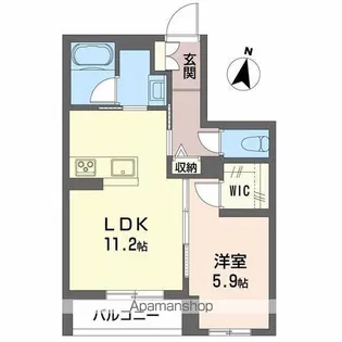 カノープス【2階】の間取り