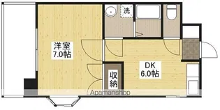 パティオ朋来居【4階】の間取り