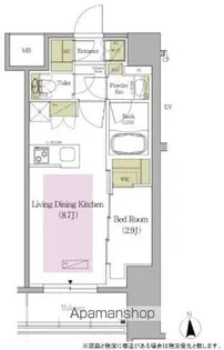 アーバネックス早稲田テラス【4階】の間取り