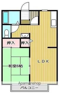 フジハイツ【201号室】の間取り