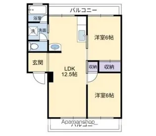 ニューハイム大塚【1階】の間取り