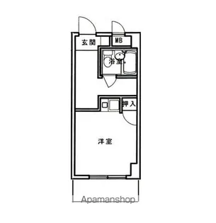 コンバウス盛南【308号室】の間取り