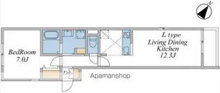 ウィンドテラス上本郷【2階】の間取り