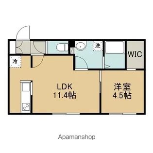 レジーナ豊里【3階】の間取り